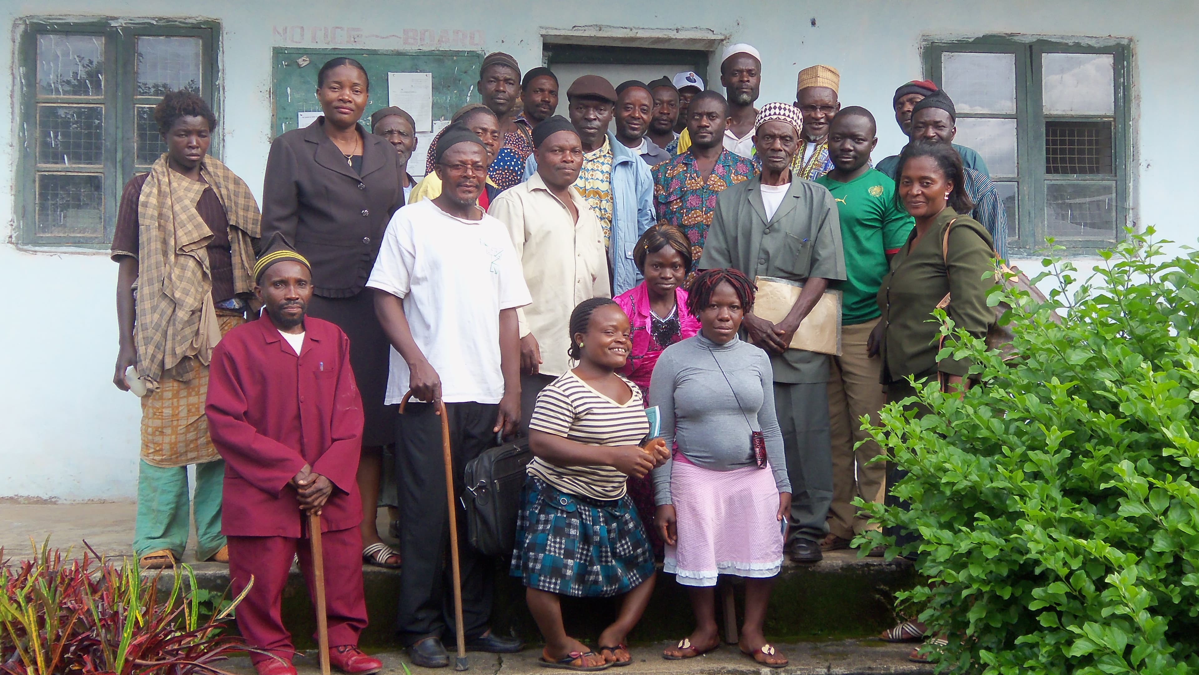 Women engaged in community work